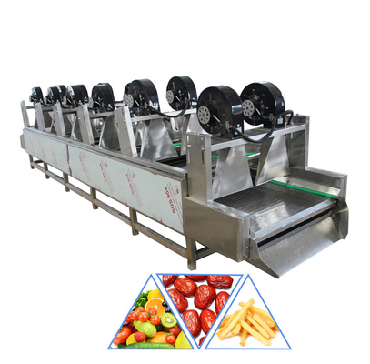 macchina automatica per l'essiccazione delle patatine fritte, frutta e verdura