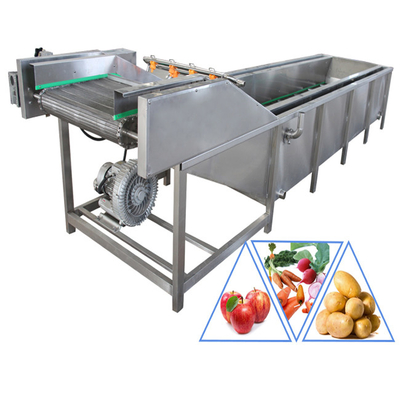 304 Acciaio inossidabile 1200 kg/h Lavatrice di ortaggi e frutta