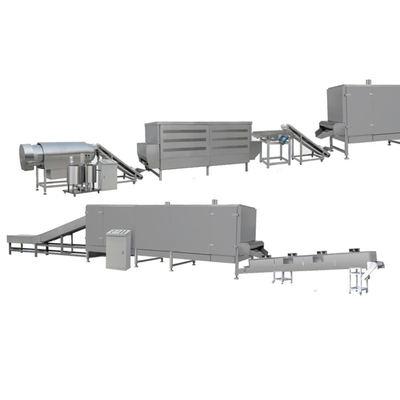 300 kg/h Macchine per fare fiocchi di mais Snacks Ss304 Macchine per fare riso gonfiato