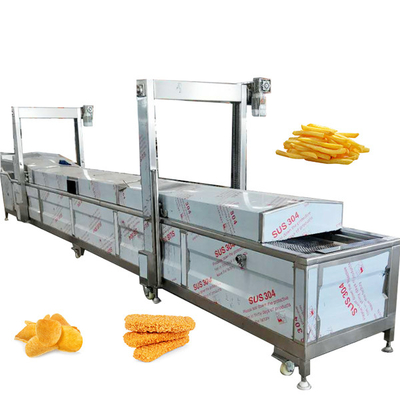 Frittatrice industriale di pasta di falafel 220V Frittatrice a frutta fritta 200kg/h