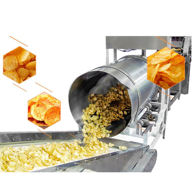 Linea di produzione di patatine 60 unità all'anno Produzione per 2-3 mm Spessore delle patatine