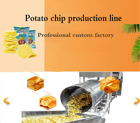 2000 kg/h Macchine per la produzione continua di patate fritte