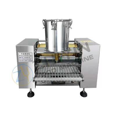 Macchina per la fabbricazione di crêpe portatile automatica da tavolo
