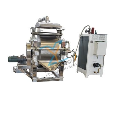 SUS304 Emulsion Scraper Drying Machine Liquid Chemical Crystallization Drying Machine Steam Heating Drum Scraper Dryer