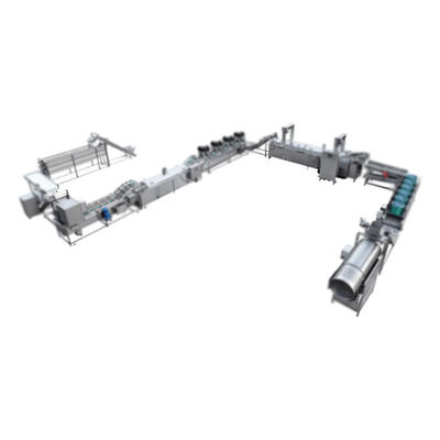 Blanching Slicing French Fries Line 5000kg/H Macchine per friggere patatine fritte