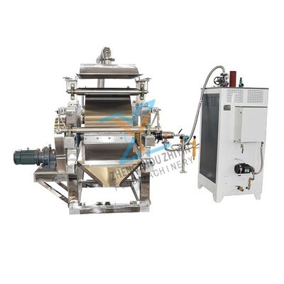 Macchina essiccante a tamburo per serie di alimenti appiccicosi e densi, amido di mais e patate, riscaldamento a gas conduttivo, essiccazione continua