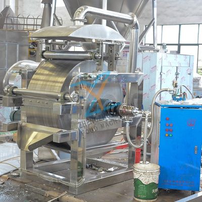 Essiccatore a tamburo raschiatore per emulsioni SUS304, essiccatore per cristallizzazione di prodotti chimici liquidi, essiccatore a tamburo raschiatore con riscaldamento a vapore