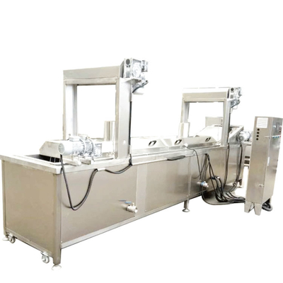 Nonstick LNG Conveyor Belt Cassava 110v Macchina per la frittura industriale