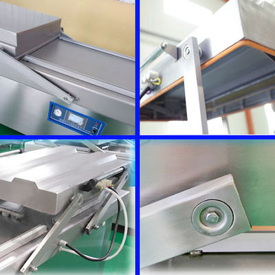 Macchina elettrica per l'imballaggio a vuoto industriale di carne DZ700/2S per patatine fritte