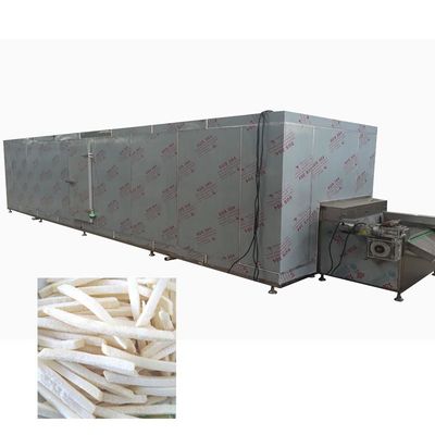 Macchina di congelamento per alimenti a base di frutti di mare anti-stick IQF 1600KG/H SUS304